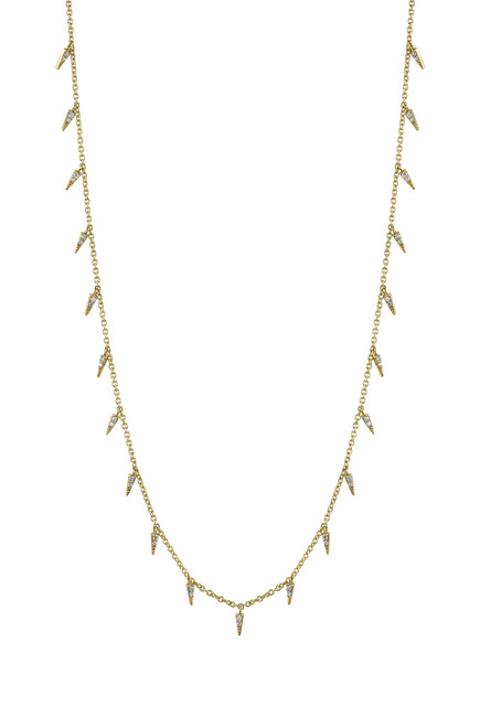Diamond Fringe Drop Necklace